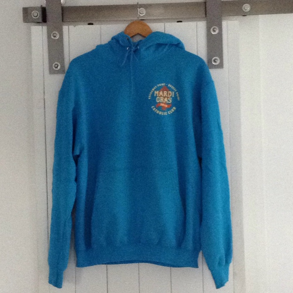 Breezy point Mardi Gras sweat shirt